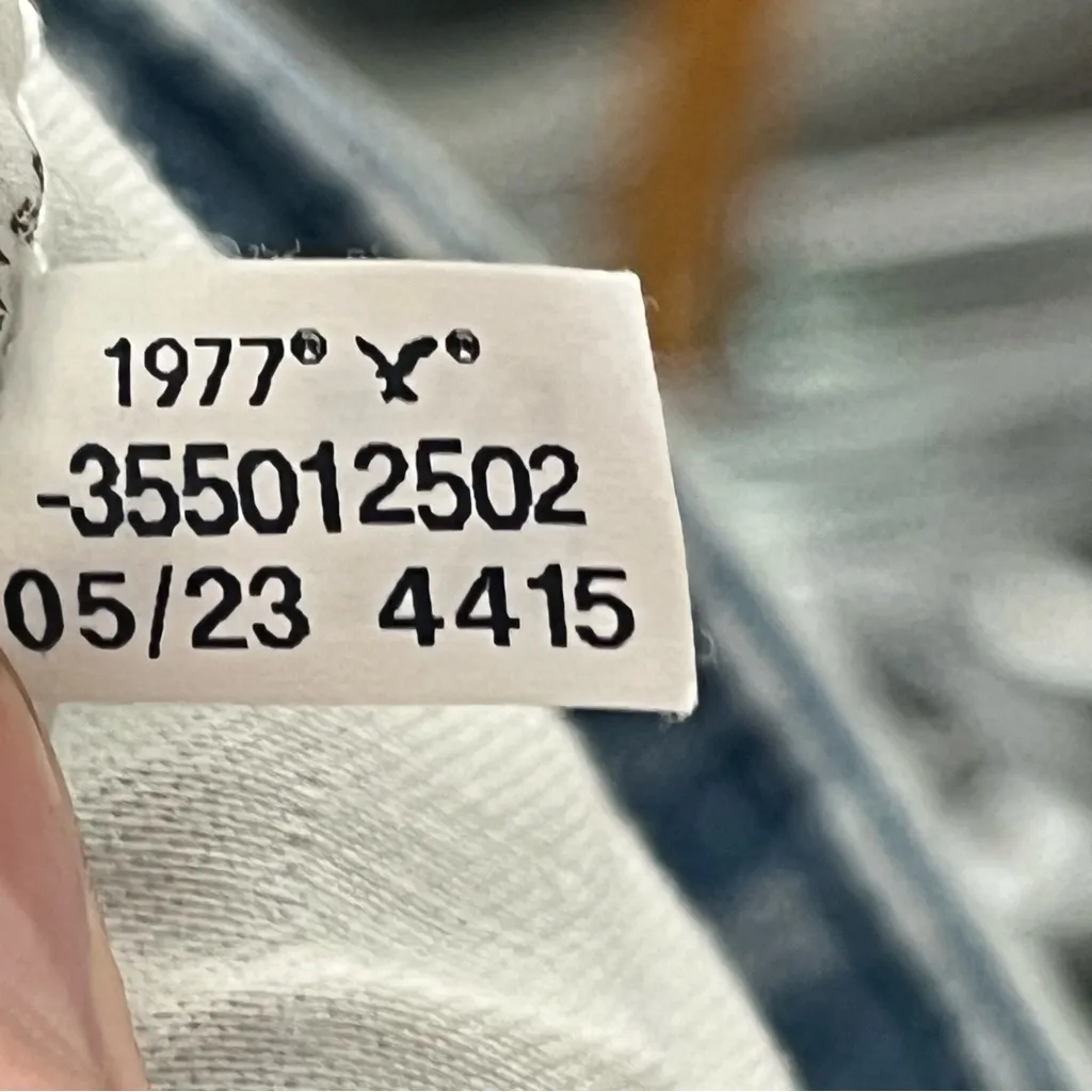 American Eagle Super Hi-Rise Flare Jeans Size 0 Light Wash Luxe Stretch - Image 14