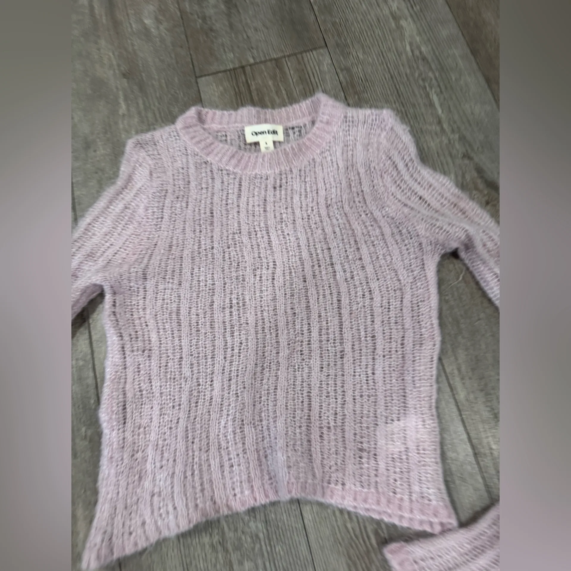 Charming Charlie Lilac Knit Sweater - Image 5