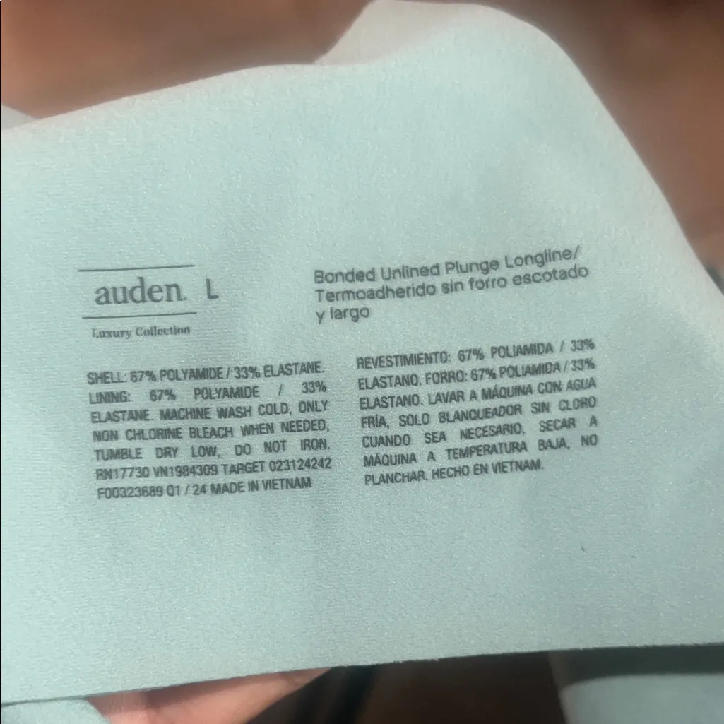 Auden Sage Green Bralette bra Large Size undefined - Image 7