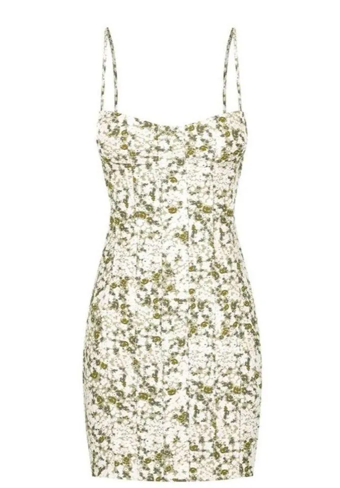 Shona Joy FITTED CORDED MINI DRESS - Image 2