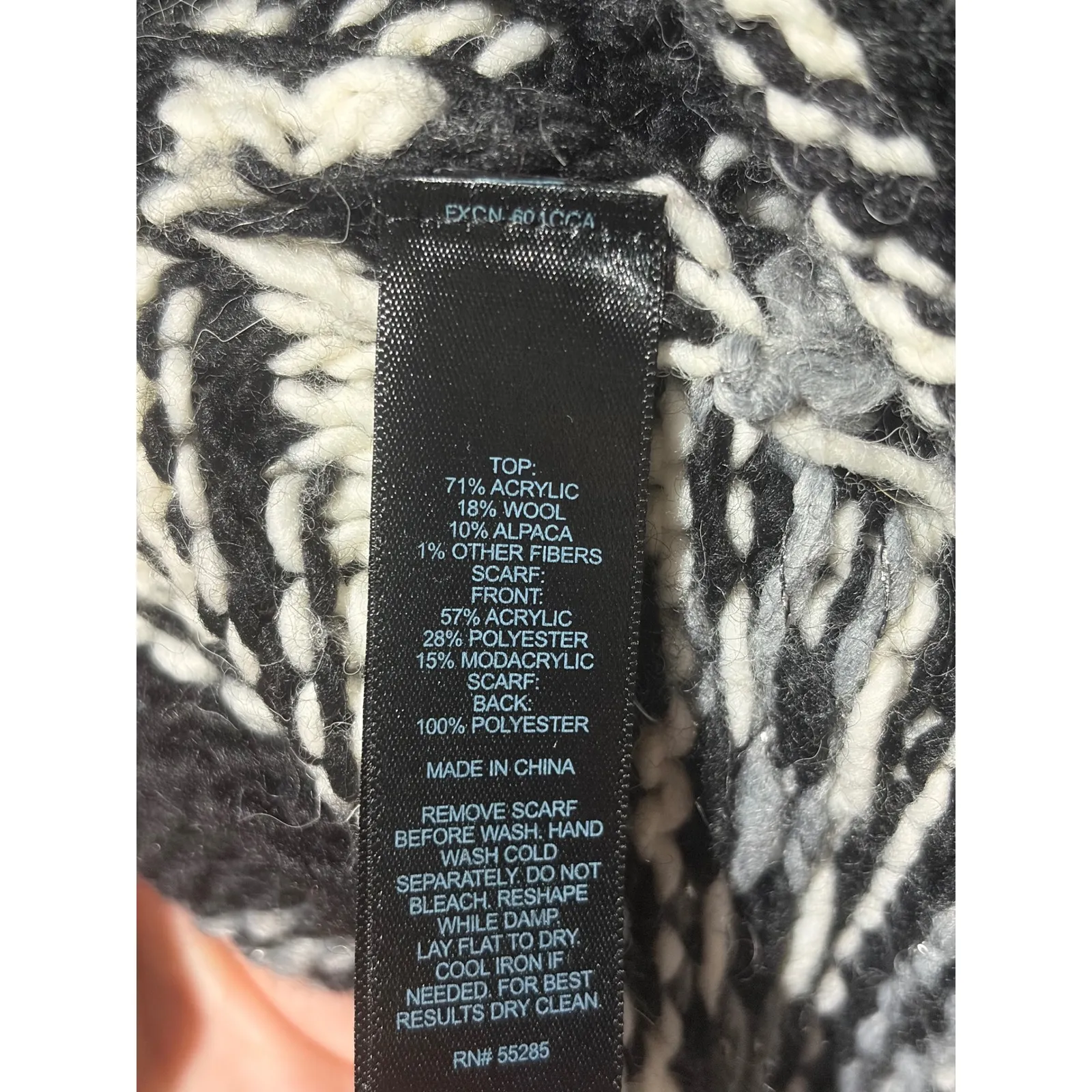 EXPRESS Women's Black White Striped Shawl Collar Cardigan Sweater XS - Image 4