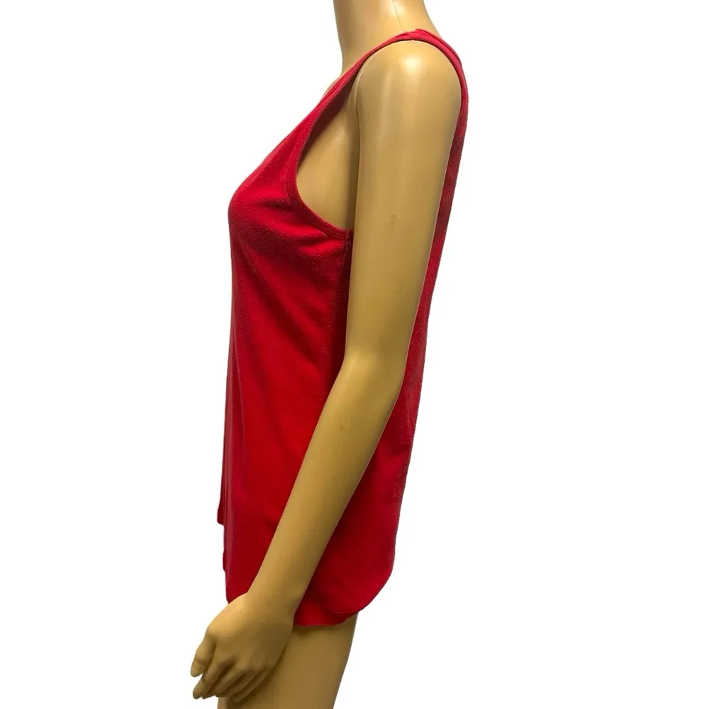 Vintage Betty Boop Red Embroidered Sleepwear Tank Top Size Juniors XL - Image 3