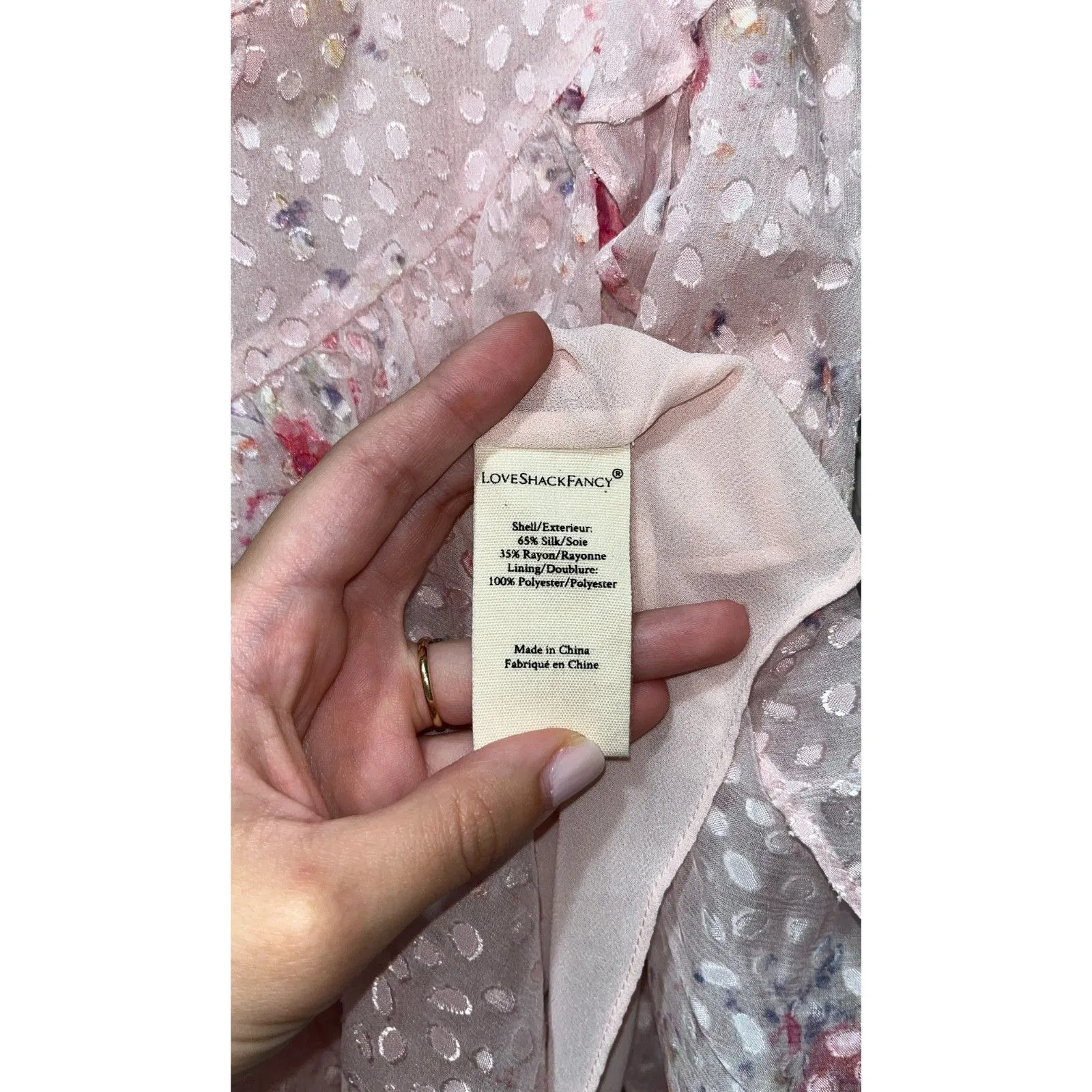 LoveShackFancy Imelda Skirt Bubbly Pink Size 4 Mini Ruffle Skirt Silk Blend - Image 7