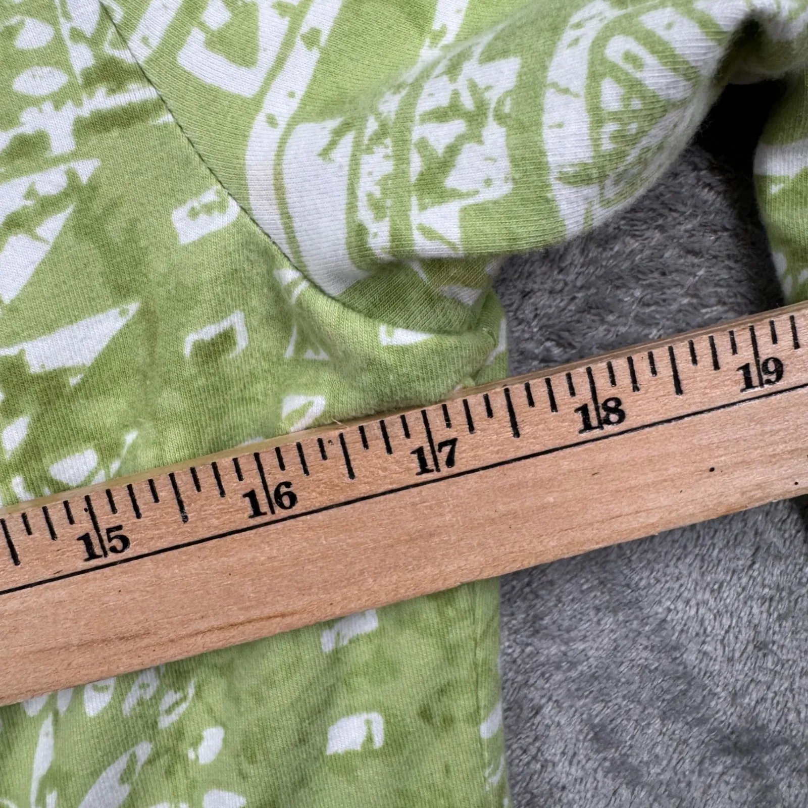 Clara‎ Sun Woo Green White Geometric Print Zip Up Jacket Small Resortwear - Image 11