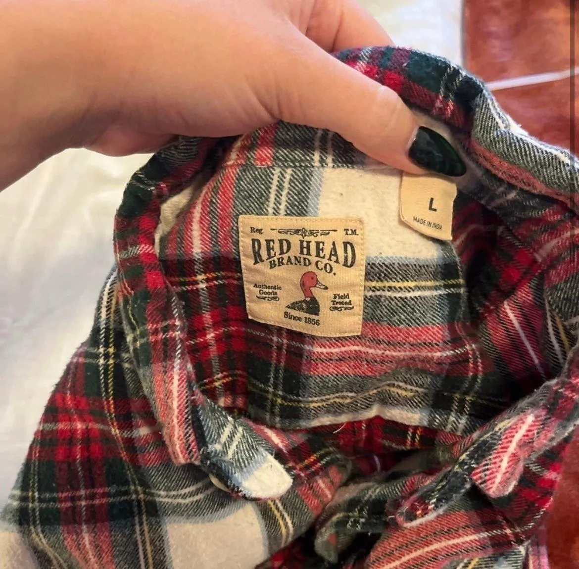 men’s flannel Size L - Image 2