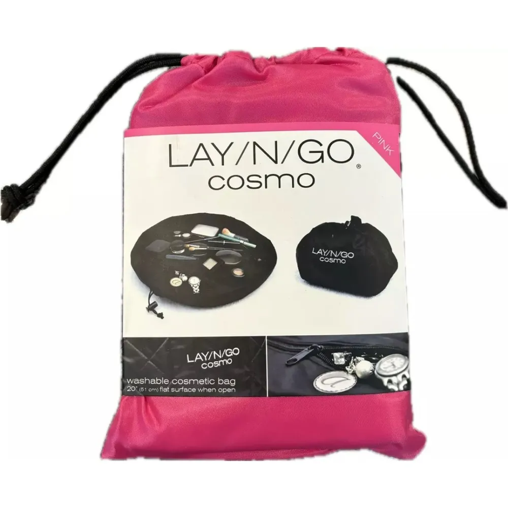 Lay/N/Go Pink Makeup Bag NEW - Image 2