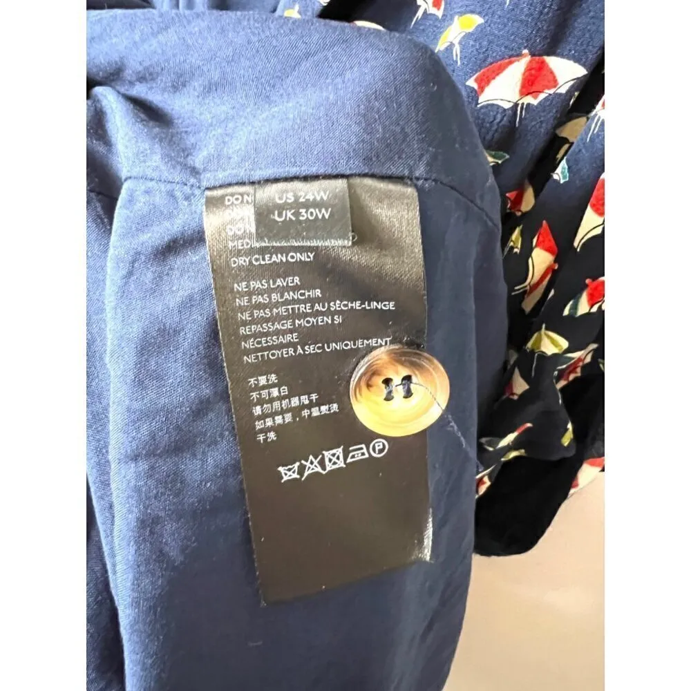 Maeve by Anthropologie‎ umbrella print dress with pockets plus size 24 - Image 9