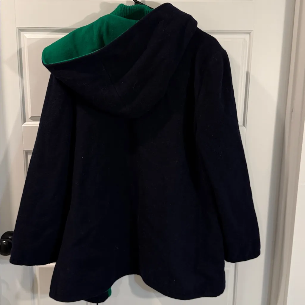 Authentic vintage Macintosh Vestcoat Wool Coat size 18/XL Blue - Image 10