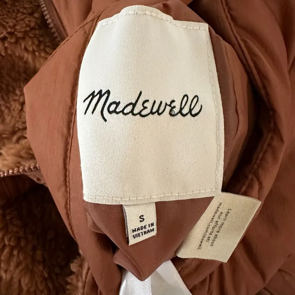 Madewell Reversible Sherpa Puffer Jacket - Image 11