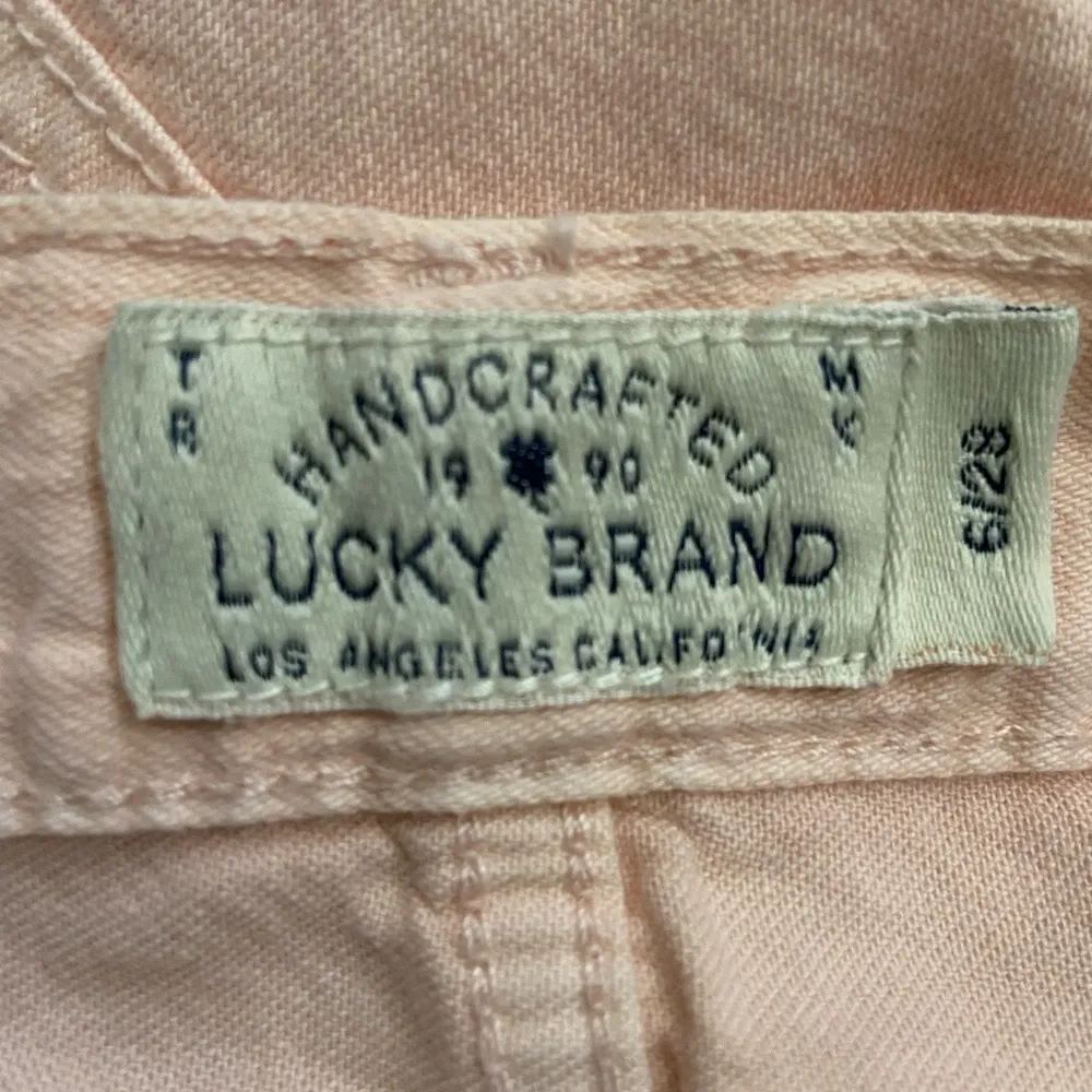 Lucky Brand Sienna Slim Boyfriend pink 100% cotton size 6 pants. - Image 4