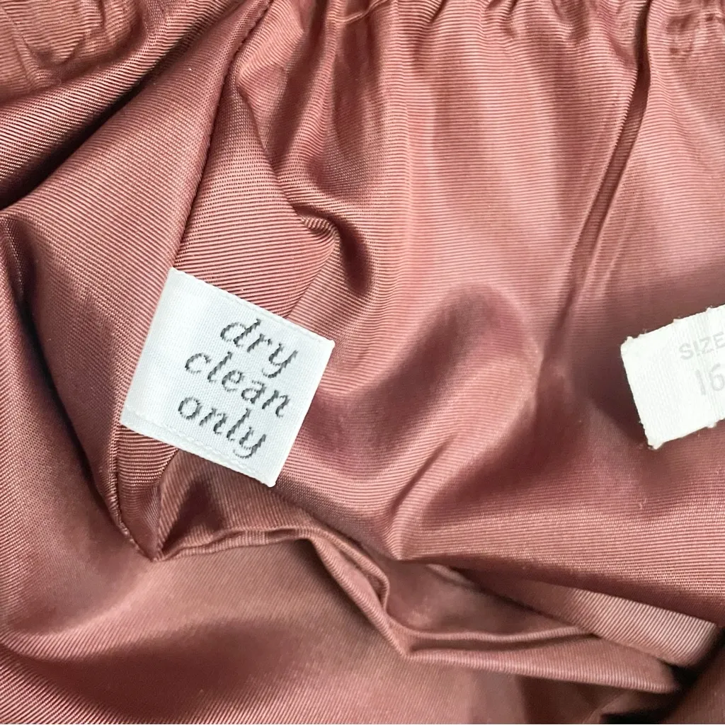 Vintage Pendleton Wool Plaid A-Line Skirt Orange Brown Glen Check USA Size 10 - Image 9