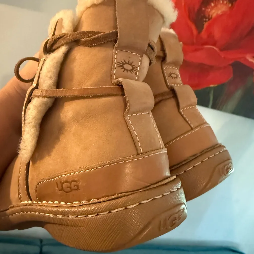 UGG Australia La Jolla Boots Cork (Honey Bun) Size 8 EUC - Image 3