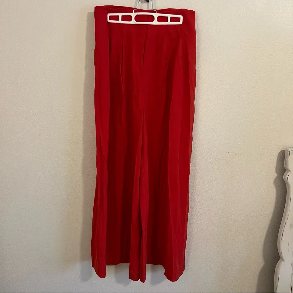 Anthropologie High-Rise Pleated Wide-Leg Trousers - Image 5