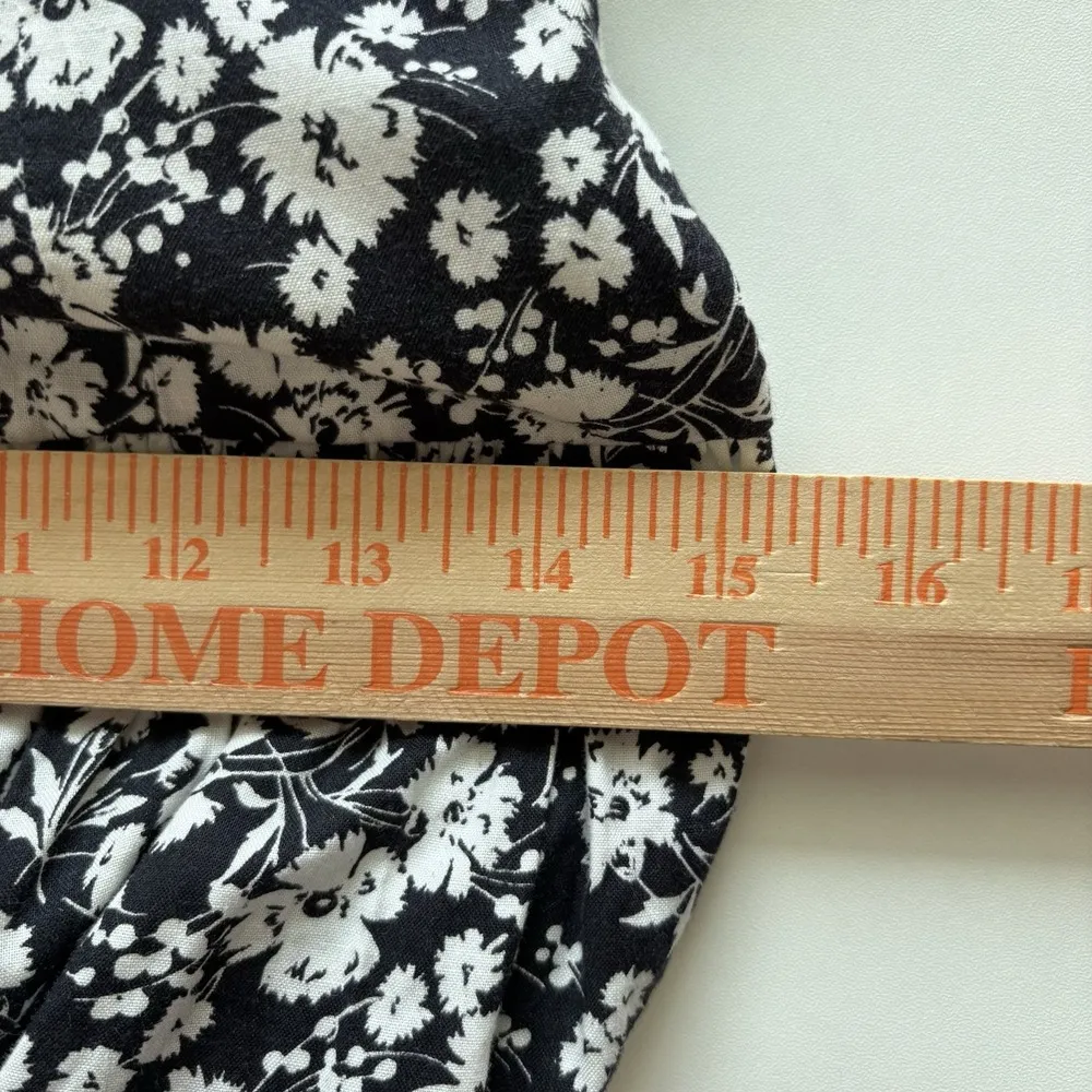 VTG Lanz Original Dress Small Floral Dress Sailor Garden Party Sundress Collared White - Image 12