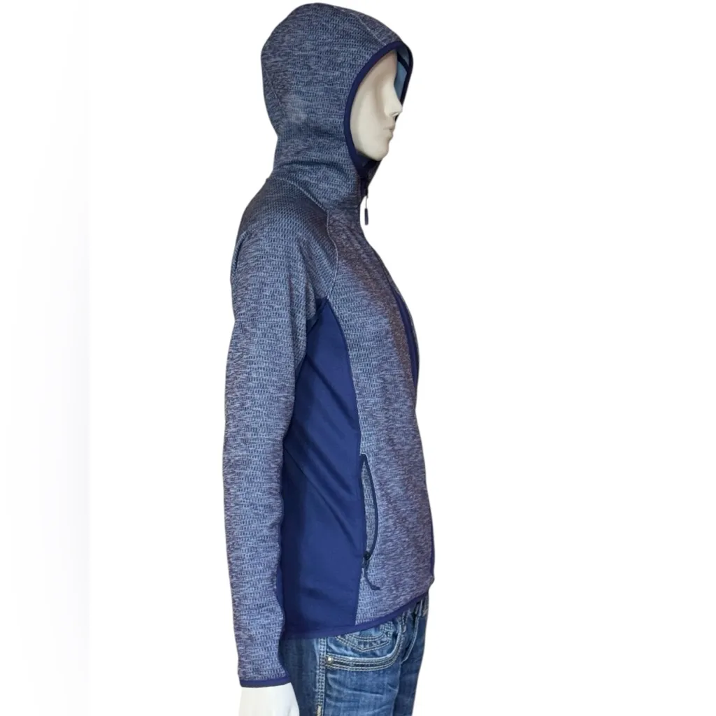 The North Face  Navy Heathered Full-Zip Jacket Size SP - Image 6