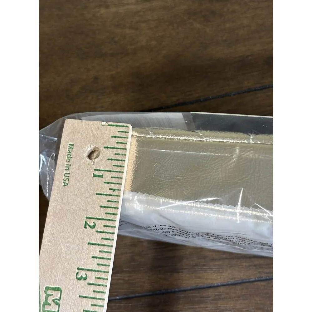 Nicole Miller Gold Quilted Chain Strap Crossbody Small Bag Purse Card Slots NWT - Image 8