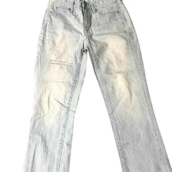 Gap real straight legged fade out jeans. - Image 2