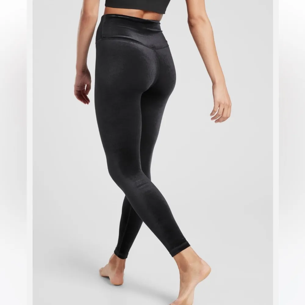 NWT Athleta Petite Elevation Velvet Tight Sz LP - Image 3