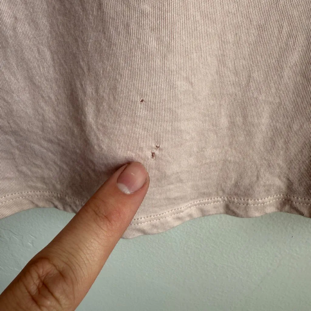 SUNDANCE Blush Pink Lilla Short Sleeve Blouse - Image 7