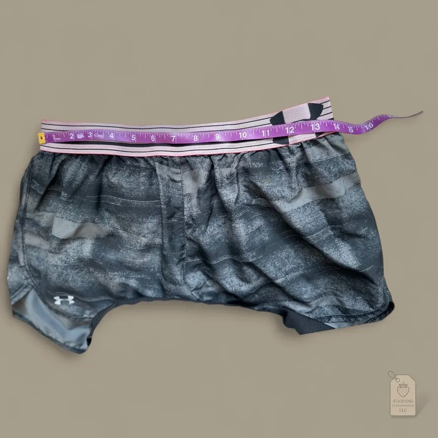 Under Armour Women’s Running Shorts Black Pink Waistband – Breast Cancer Ribbon - Image 6