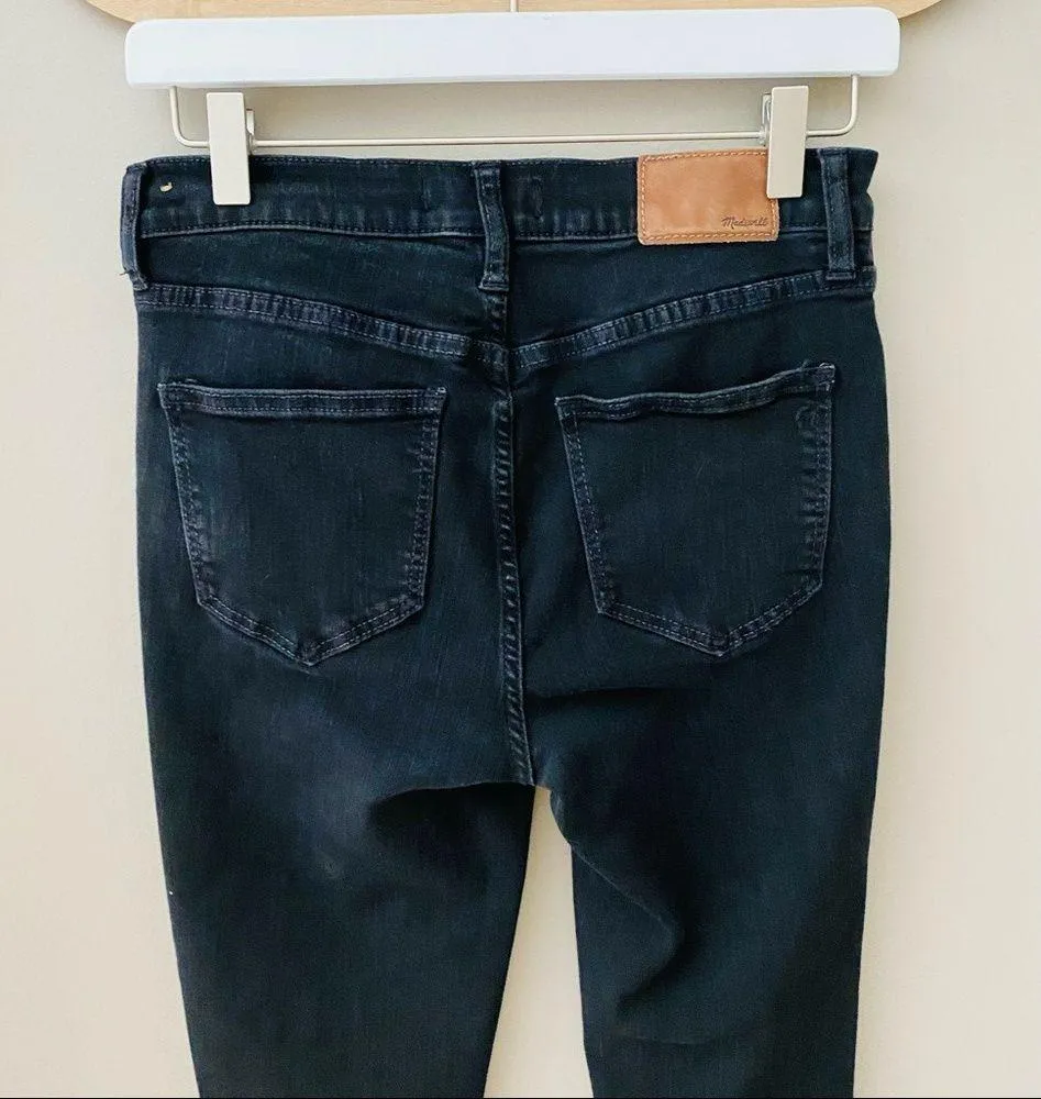 Madewell Roadtripper Denim Jeans Black Sz 27 - Image 9