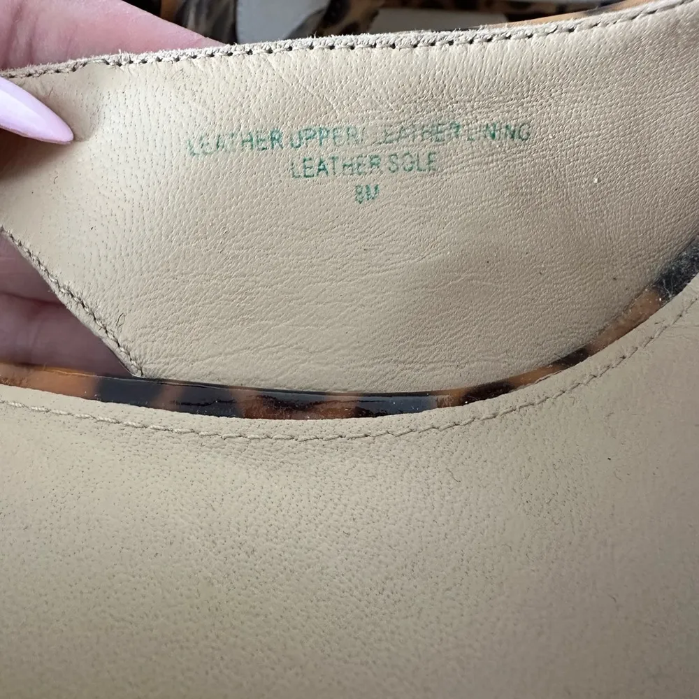 VIA SPIGA ANIMAL PRINT SLINGBACK STRAP PLATFORM STILETTOS SANDAL SHOES 8 - Image 4