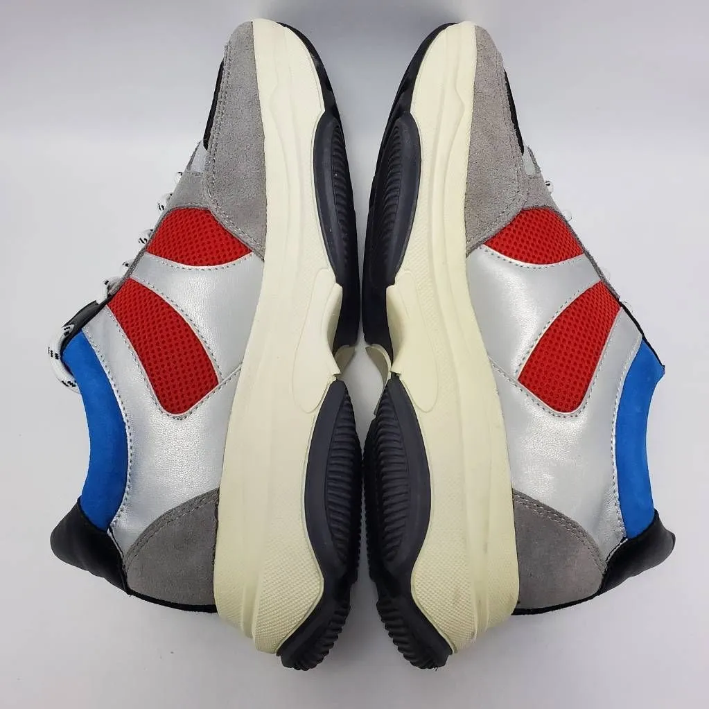 Aqua Womens AQ-IKE Sneakers Shoes Multicolor Color Leather Lace Up Size 9.5M - Image 6