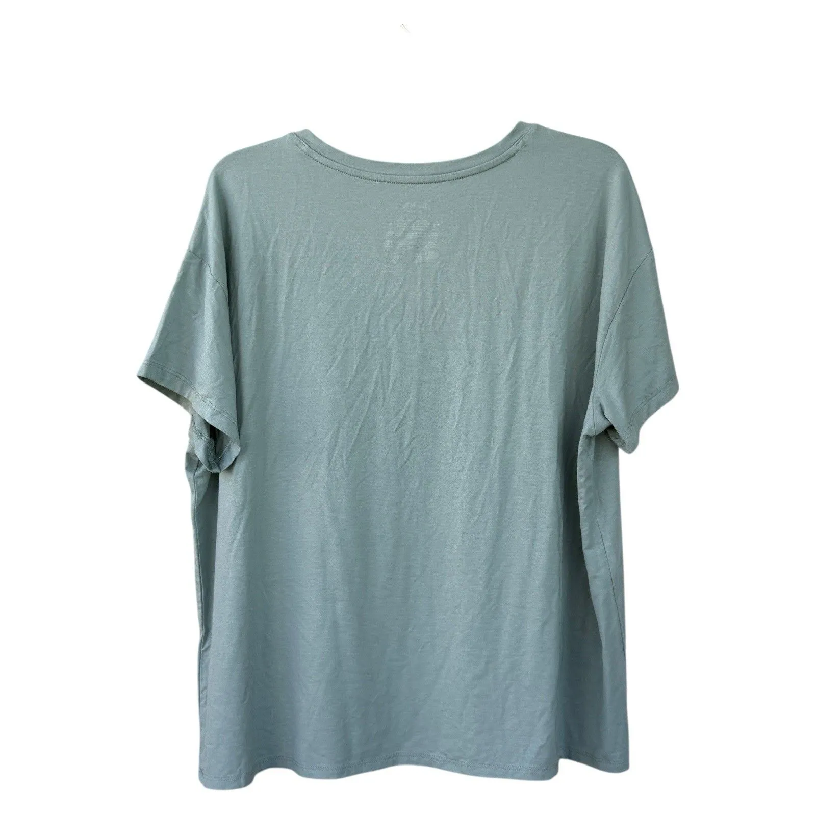 NWT State Of Day Women’s Solid Light Green Short Sleeve Pajama Top Only XL Modal - Image 2