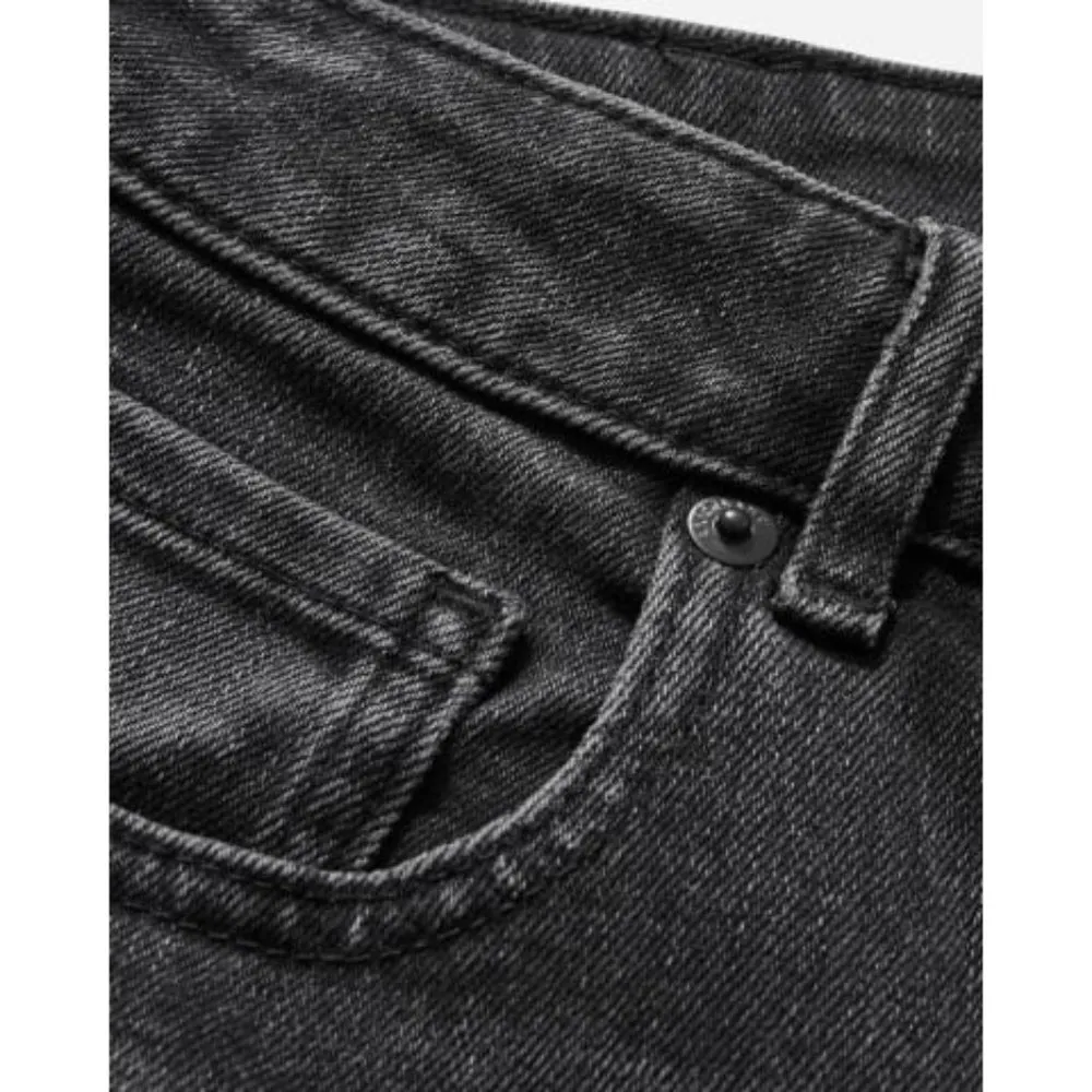 Everlane The Curvy Cheeky Straight Jean Stretch Washed Black Size 34 - Image 6