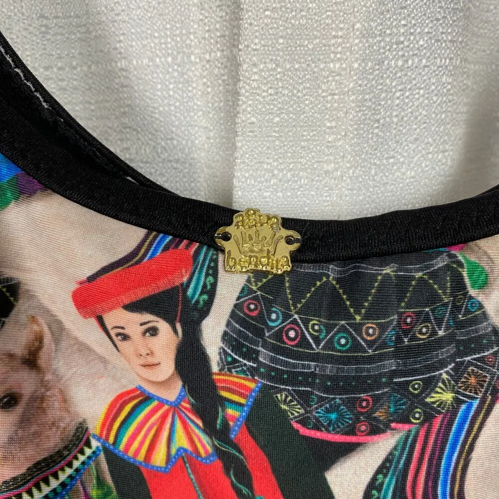 Agua Bendita Peru Body Con Cutout Dress Sz.M - Image 11