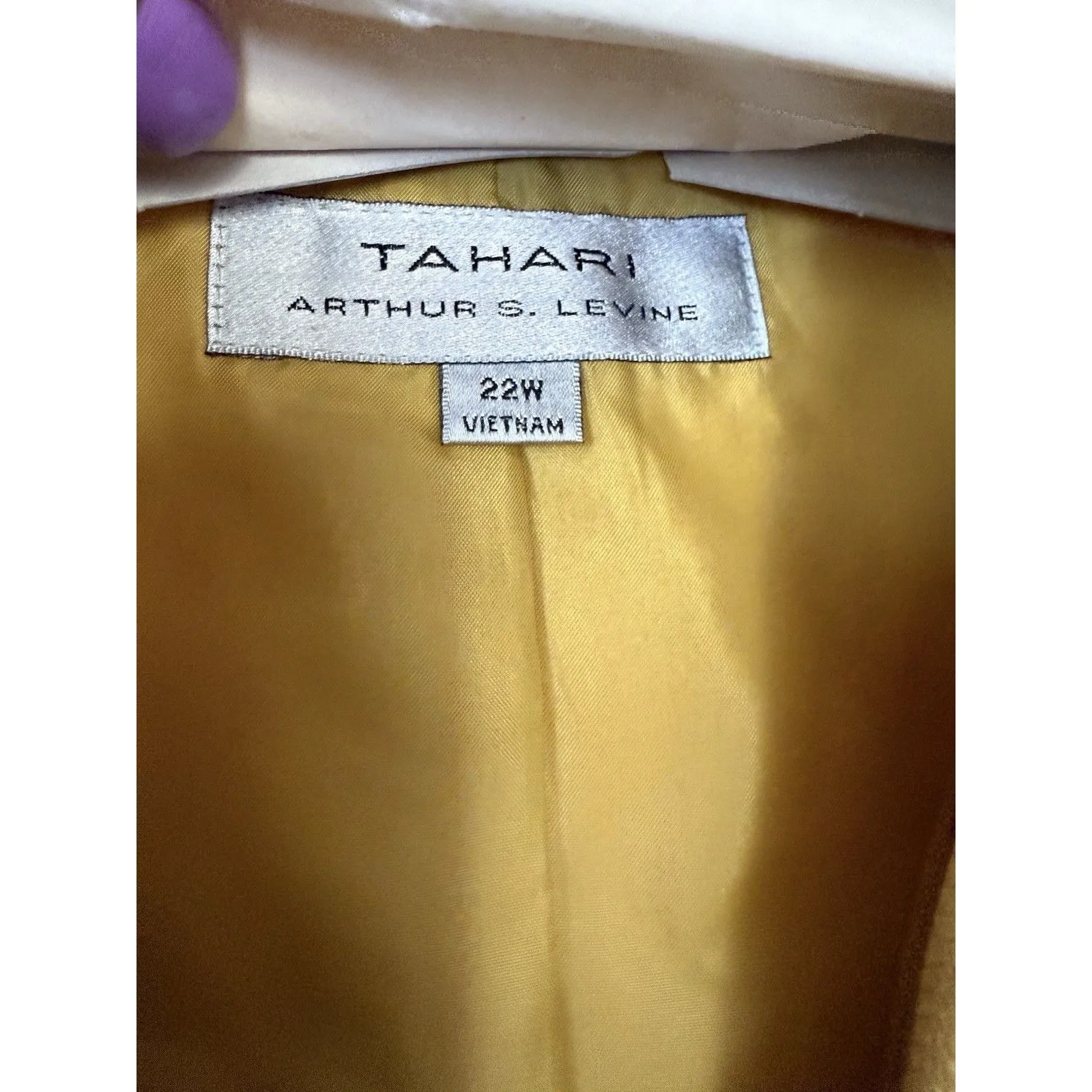 Tahari Arthur S. Levine Pants and Jacket 2pc Women’s Suit Size 24W Office Wear - Image 6