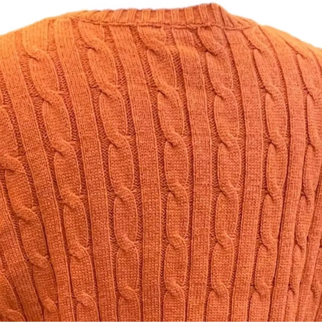 St. John's Bay Vibrant Orange Knit Sweater - Image 4