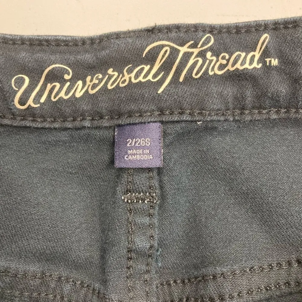 Universal Threads  ‎UNIVERSAL THREAD,Mid-RiseJeggings, Black, Sz 2/26S - Image 4