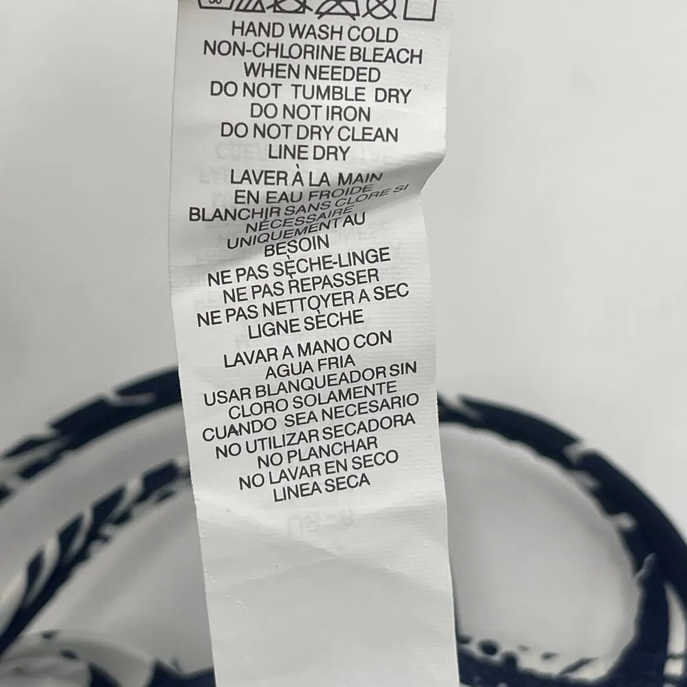 LA BLANCA Swimsuit SZ 6 The Playa One Piece NWT Indigo Blue Strappy Cross Back - Image 15