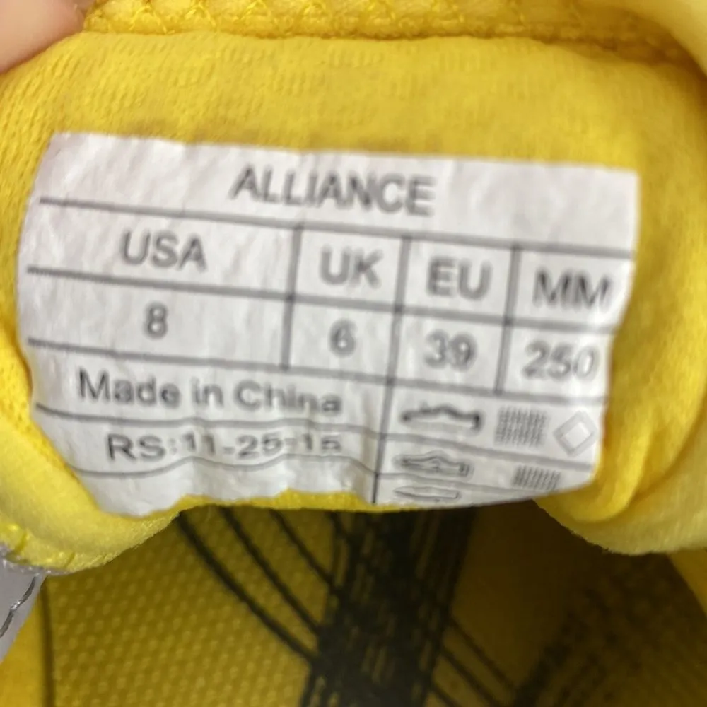 Vionic Alliance Gray & Yellow Women’s Athletic Shoe 8 - Image 5