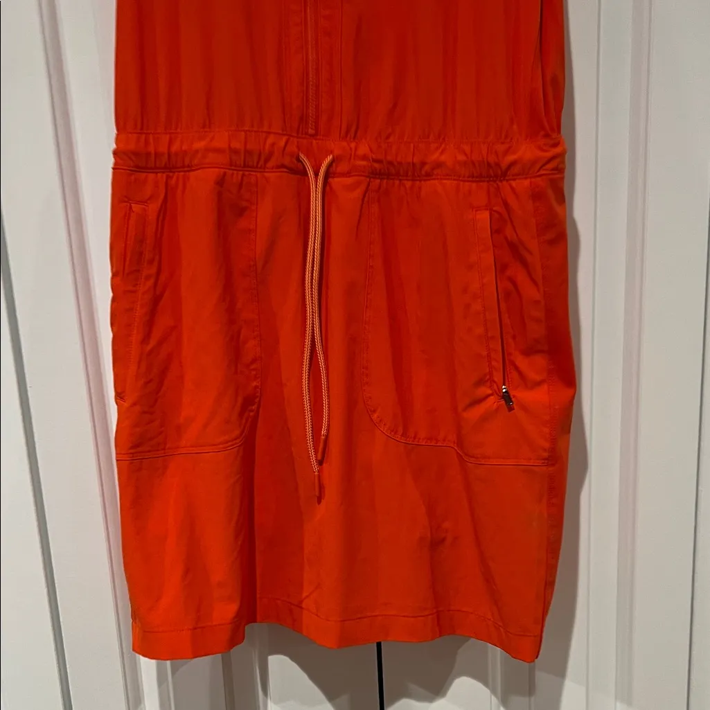 Athleta Expedition Activewear Vermillion Orange Skort Dress‎ Style 446859 Size 8 - Image 3
