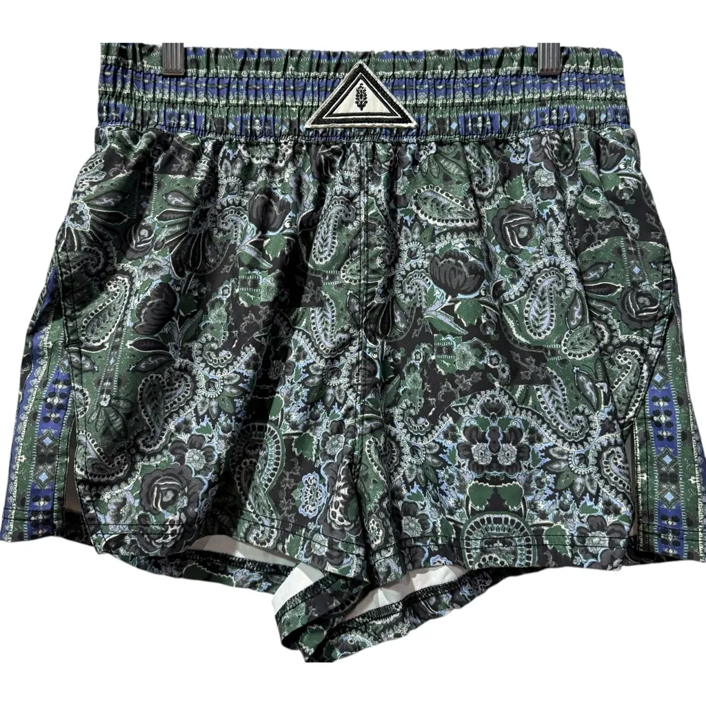 Free People Movement Next Round Printed Boxer Shorts Size Large - Image 3