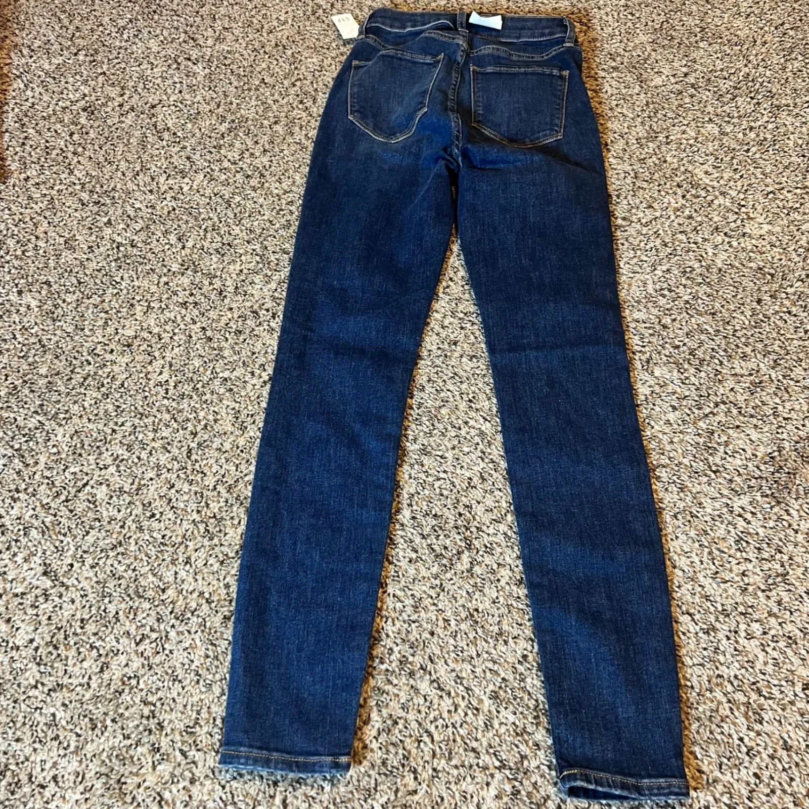 GAP Universal Jegging High Rise Women Dark Wash Denim Jeans Size 24 - Image 6