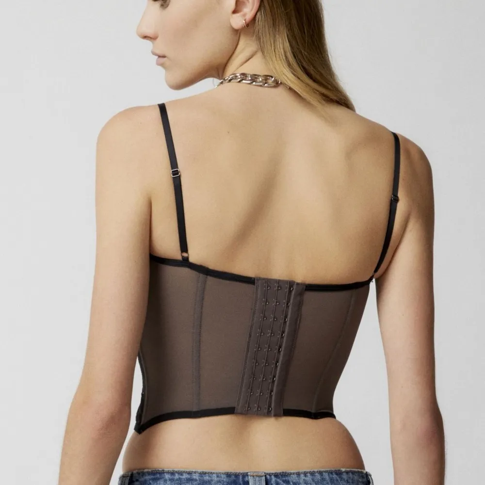 Out from Under Modern Love Corset Lace Small Washed Black - Image 6