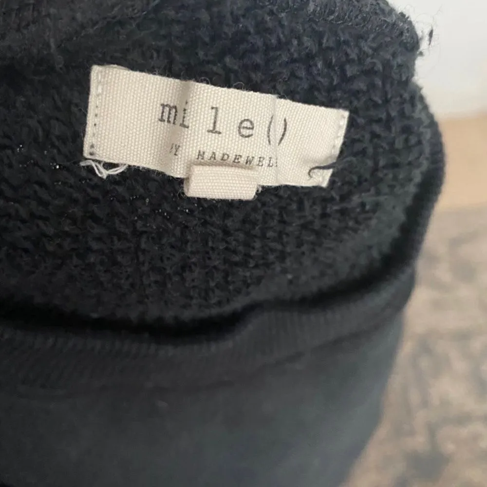 Miles by Madewell Black WOMEN WOMEN Graphic Sweatshirt Size M Medium Rare - Image 3