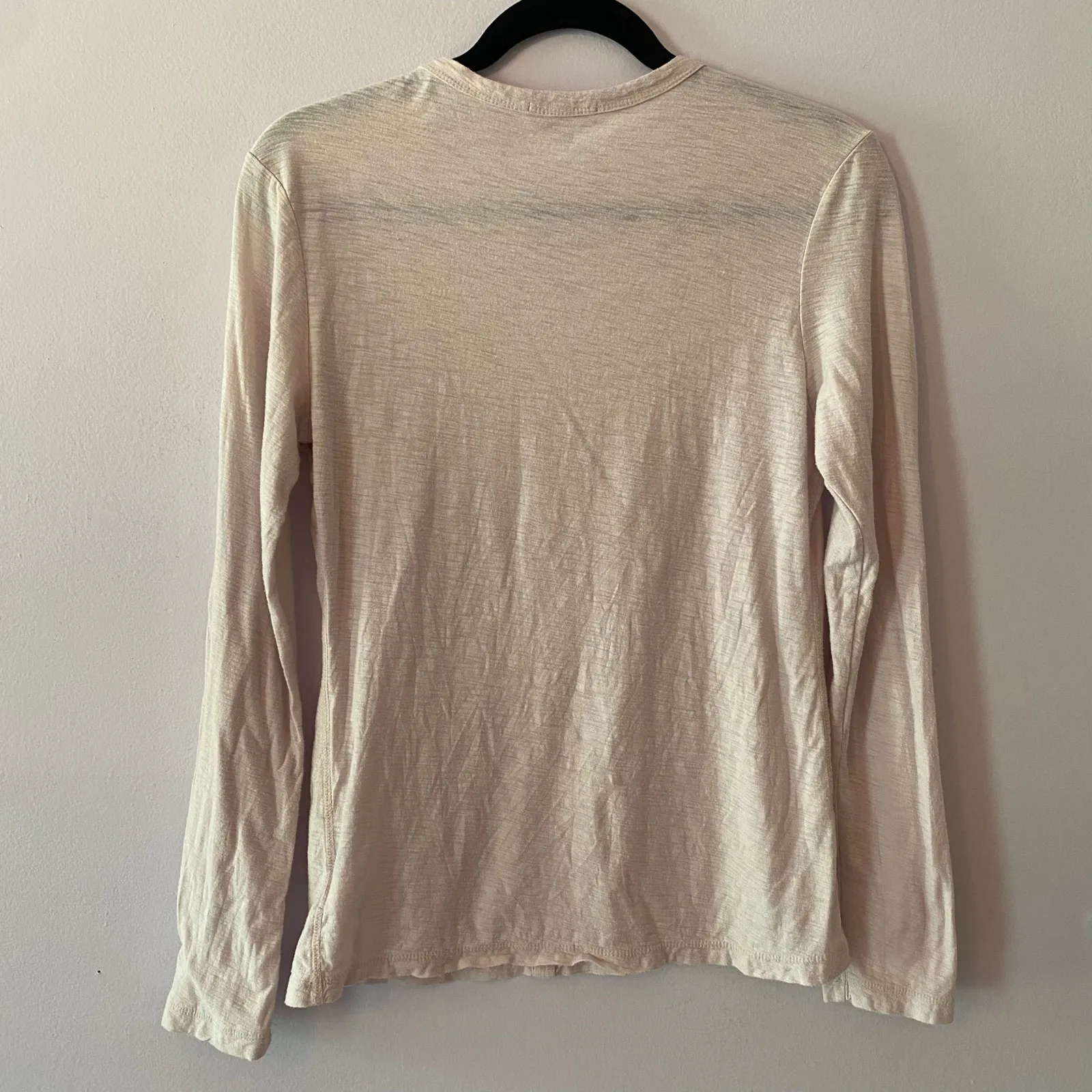 Standard James Perse Light Pink Cotton Blend V-neck Shirt  Women size 3 / Large - Image 7