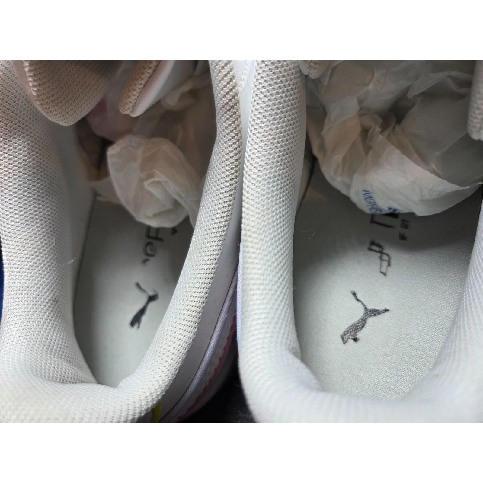 Puma Womens Vikky V2 Comfort White on White Shoes Sneakers Size 7.5 - Image 9