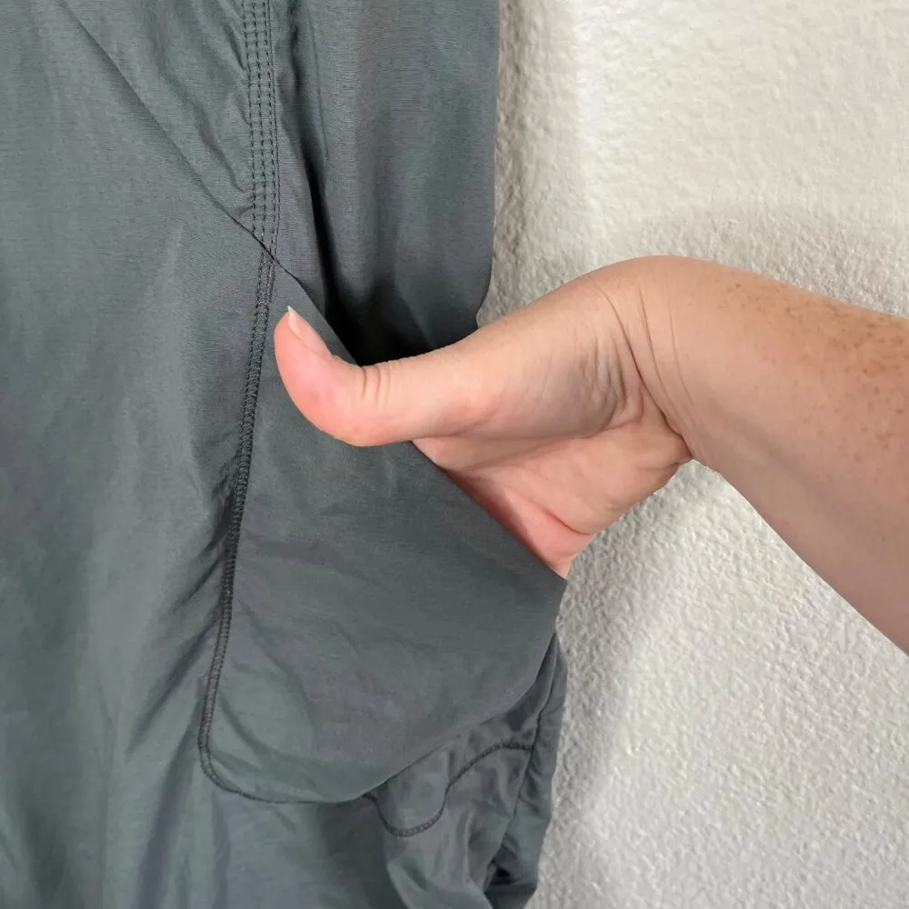 Indygena Womens Outdoors Sleeveless Ruched Side Activewear Dress XS Gray - Image 7