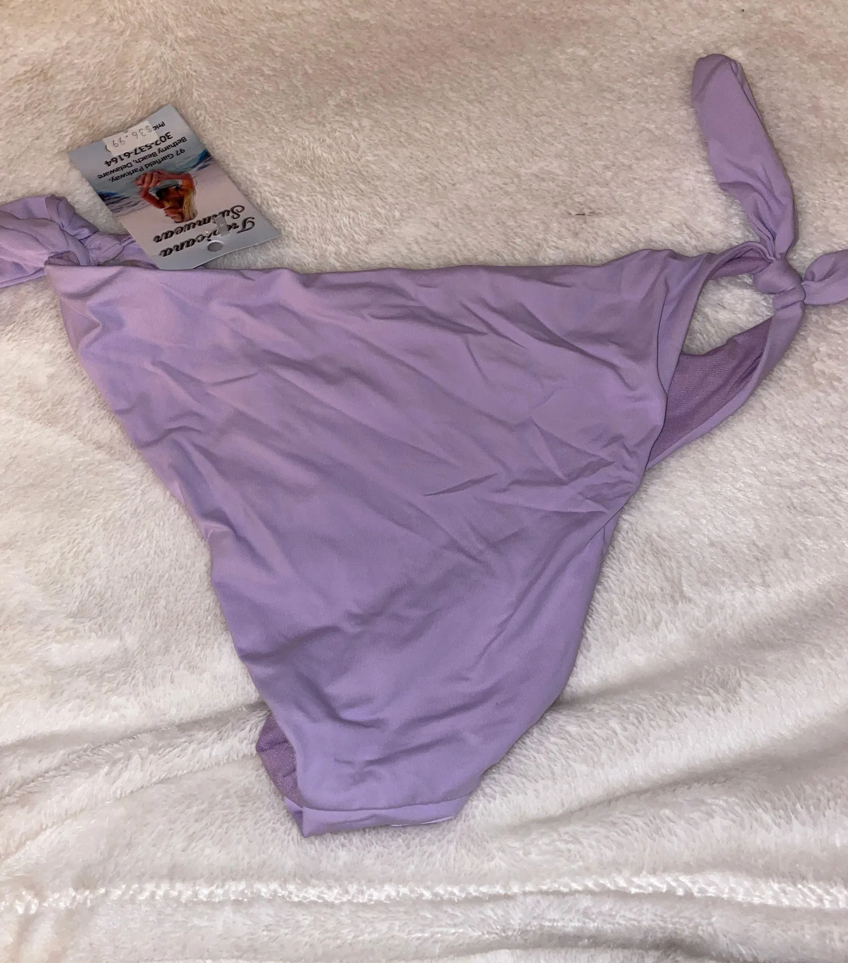 Lilac Bikini Bottoms Purple - Image 2