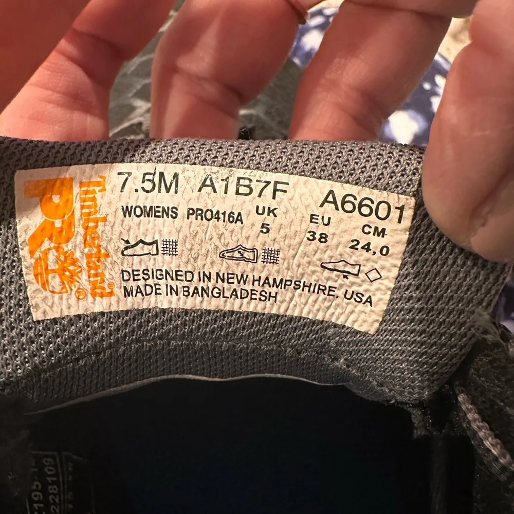 TIMBERLINE PRO WORK STEEL TOE 7/5 M SIZE WOMENS Black - Image 8