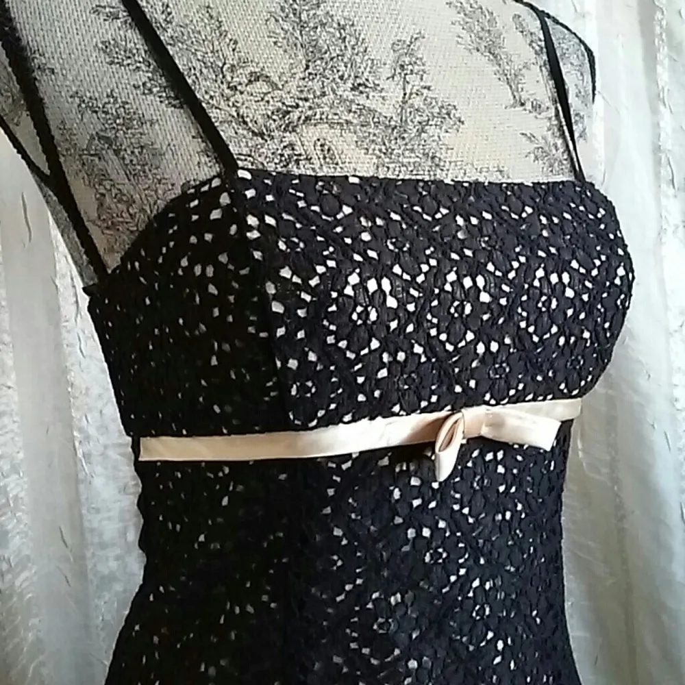 Candies Lace Overlay Party Dress - Image 2