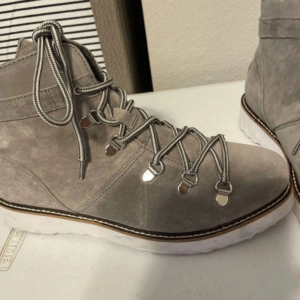 Roxy Spencir Alpine Collection Leather Hiking Trail Boot Gray Women’s Sz 9.5 EUC - Image 6