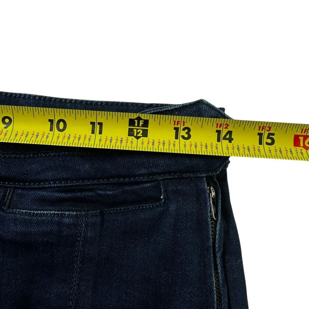 Pilcro & the Letterpress Blue Anthropologie Split Hem Ankle Jeggings 28 | 29-16 - Image 10