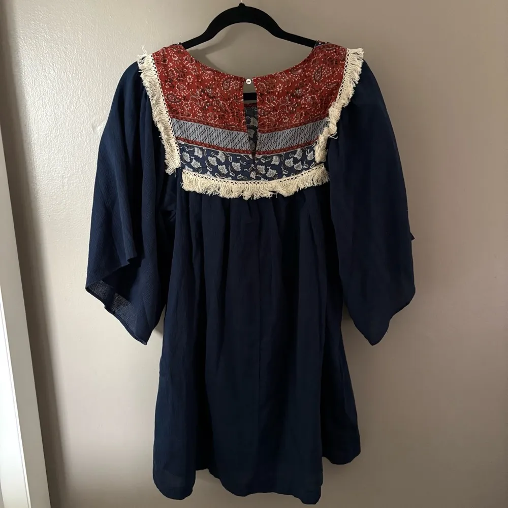 Hayden Los Angeles babydoll dress Blue - Image 3