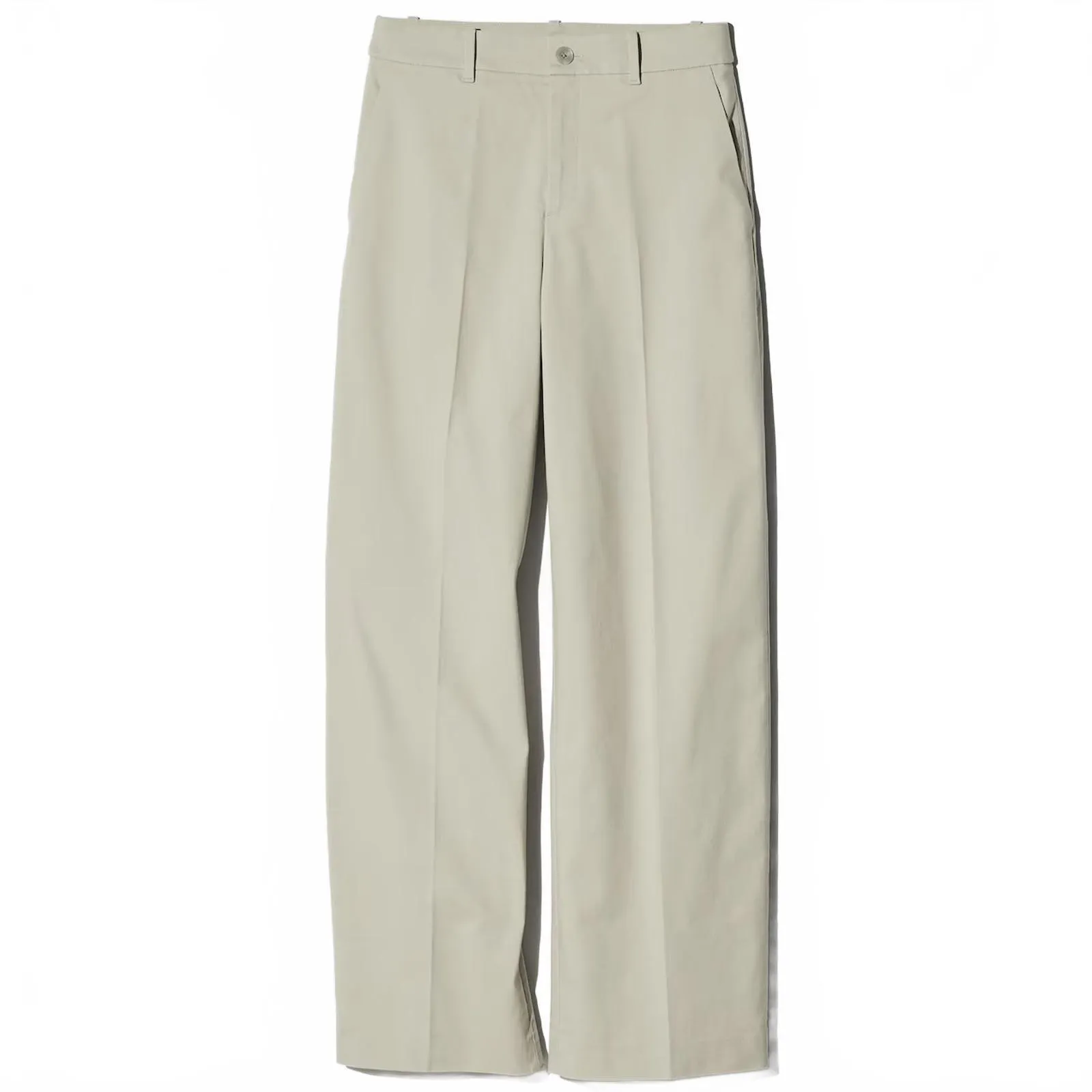 Uniqlo Tall Wide Chino Pants | Tall Green NWT Medium - Image 2